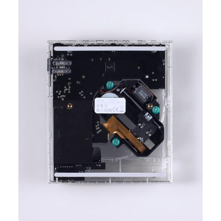 【壁掛けアクセサリー別売】km5 CP1 Instant Disk Audioo(インスタントディスク オーディオ）CDプレーヤー Clear（クリア）