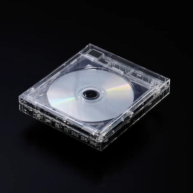 【壁掛けアクセサリー別売】km5 CP1 Instant Disk Audioo(インスタントディスク オーディオ）CDプレーヤー Clear（クリア）