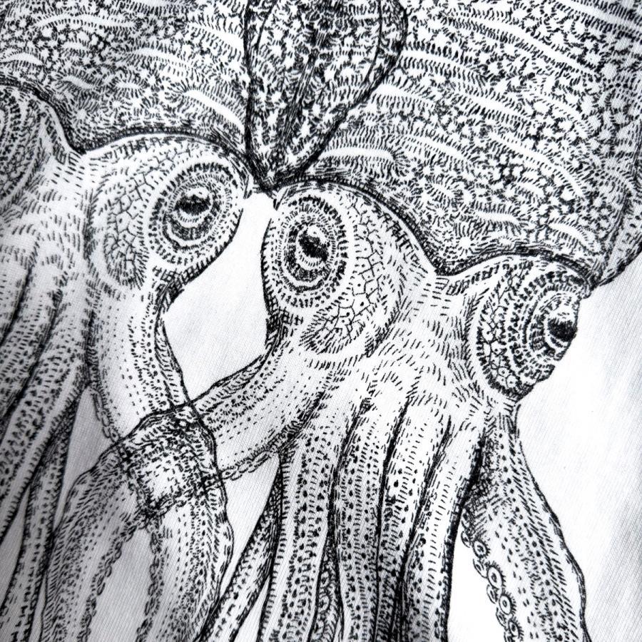 ホワイトアオリイカ　T-shirt（M-XLサイズよりご選択ください）