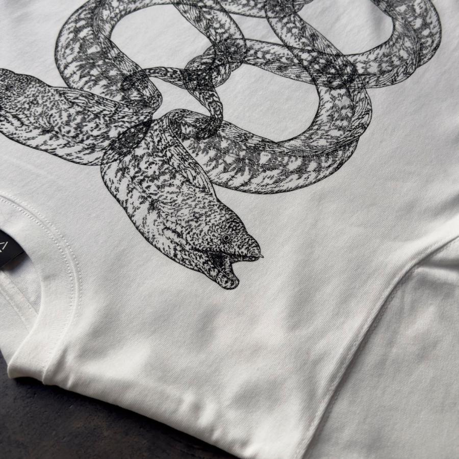 ホワイトウツボ　T-shirt（M-XLサイズよりご選択ください）