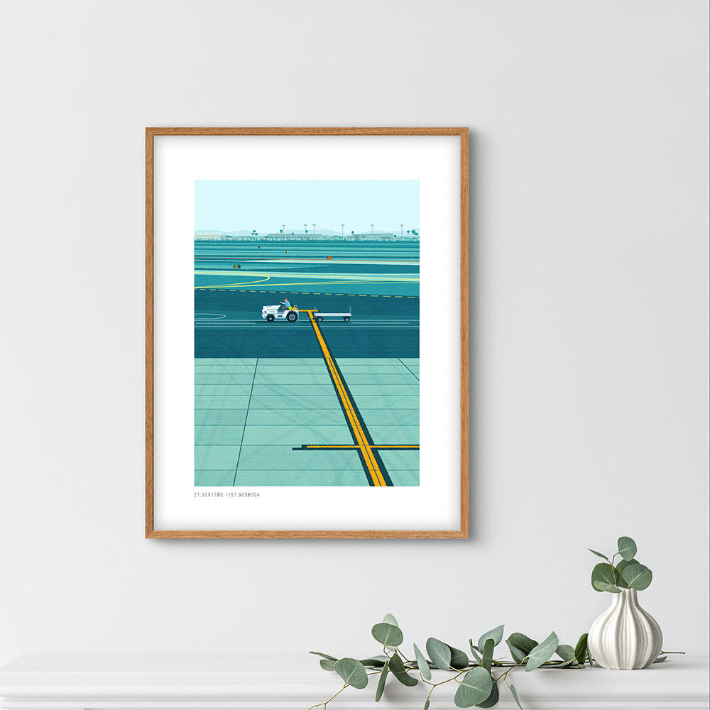 【ジークレー作品：嶋田里英】In transit,（プリントのみ） ※2025年9月下旬頃発送予定