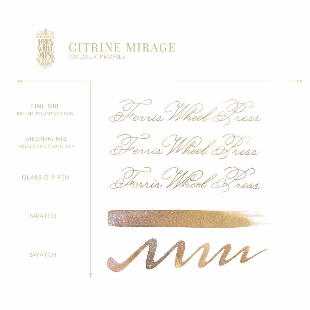 【20ml】Ferris Wheel Press　CITRINE MIRAGE　フェリス インク