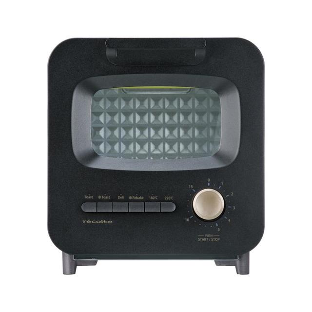 レコルト スライドラックトースター ブラック