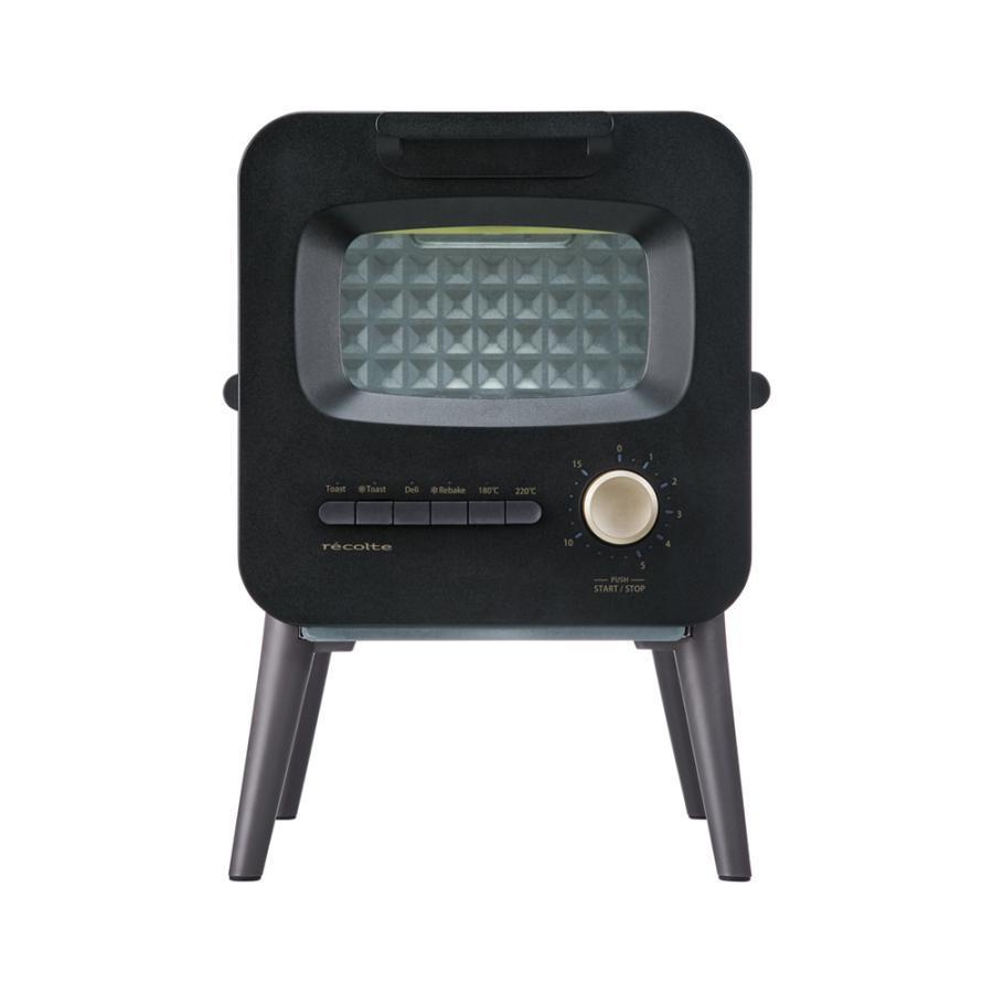 レコルト スライドラックトースター ブラック