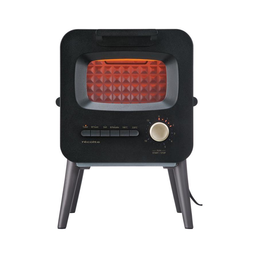 レコルト スライドラックトースター ブラック