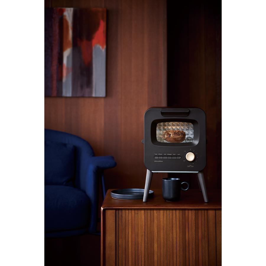 レコルト スライドラックトースター ブラック