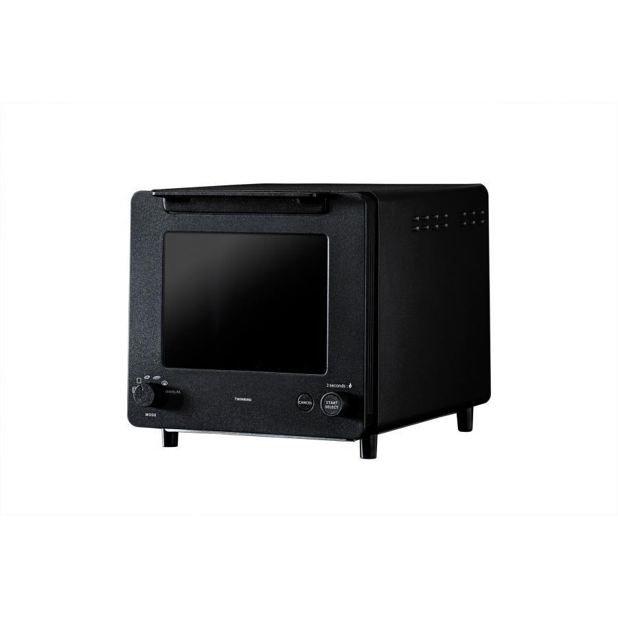 TWINBIRD (ツインバード) オーブントースター ブラック