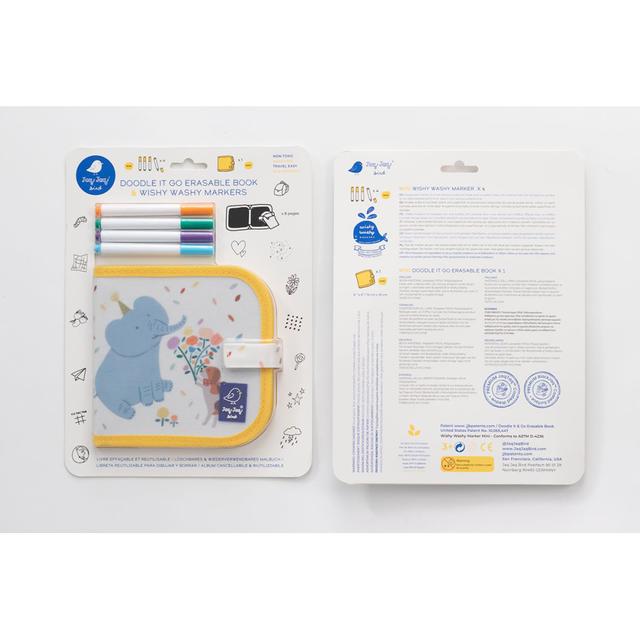 Jaq Jaq Bird 消せる落書きブック Elephant