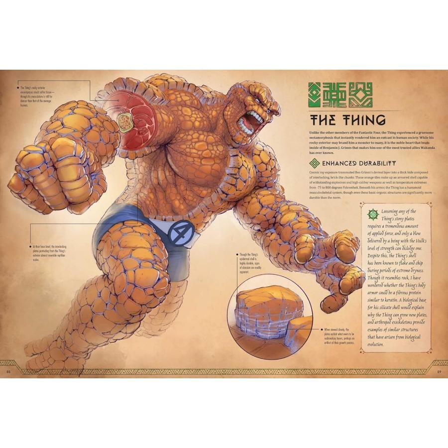 『Marvel Anatomy: A Scientific Study of the Superhuman』Marc Sumerak (著), Daniel Wallace (著), Jonah Lobe (イラスト)