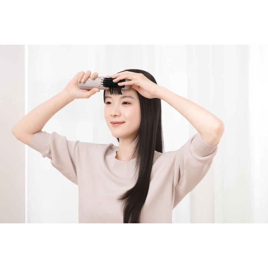 FESTINO(フェスティノ) 充電式スタイリング ヒーターブラシ サンドベージュ