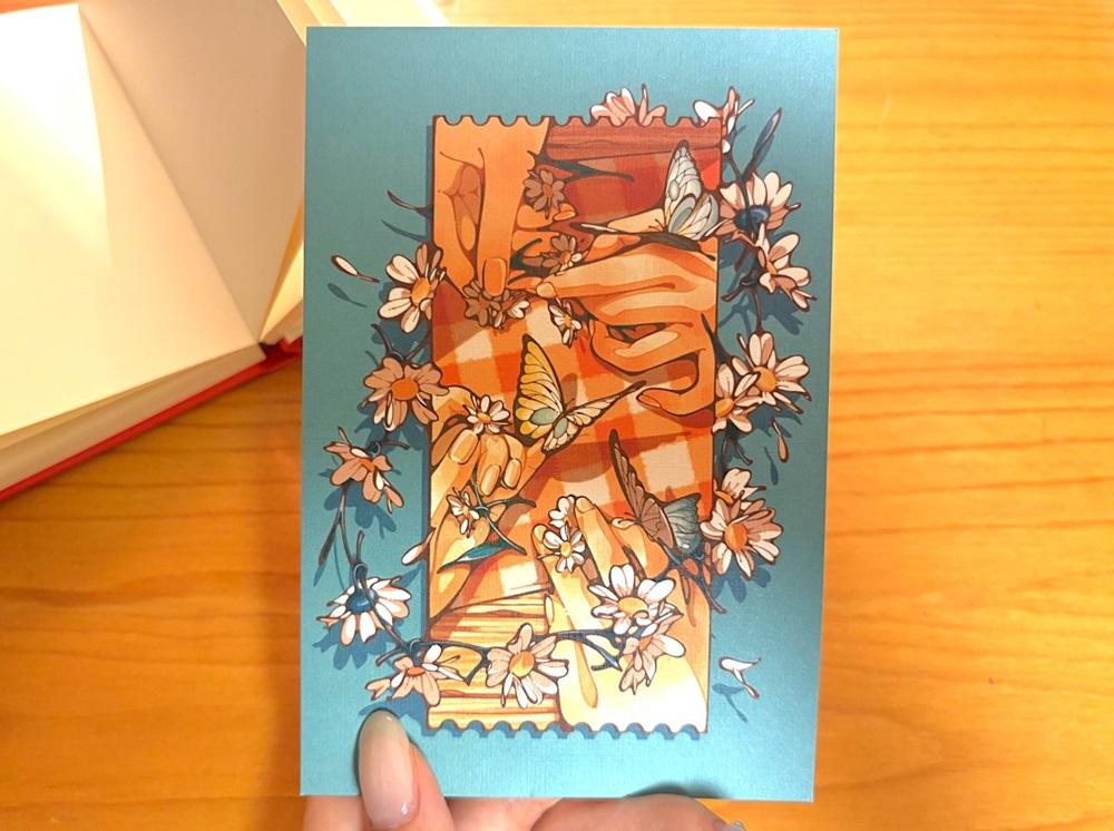 【IP】日菜乃 ポストカード4＿花冠の作り方