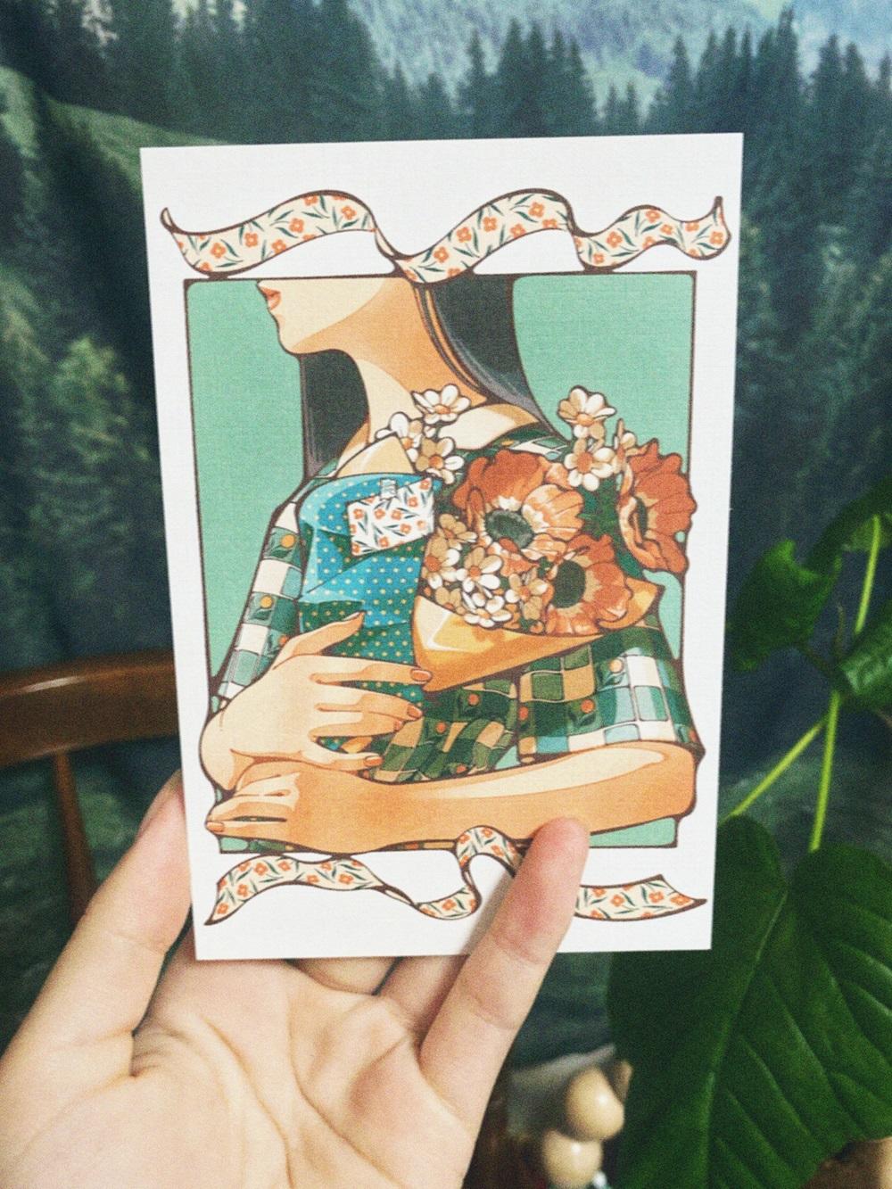 【IP】日菜乃 ポストカード6＿花束を君に