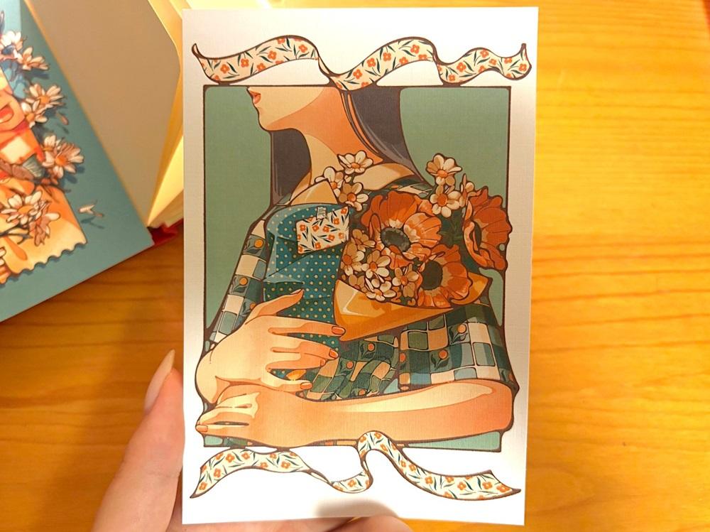 【IP】日菜乃 ポストカード6＿花束を君に