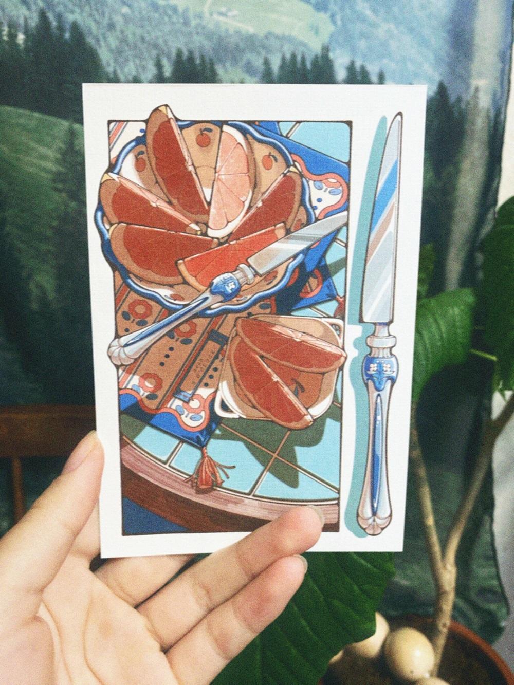 【IP】日菜乃 ポストカード7＿夕方のグレープフルーツ