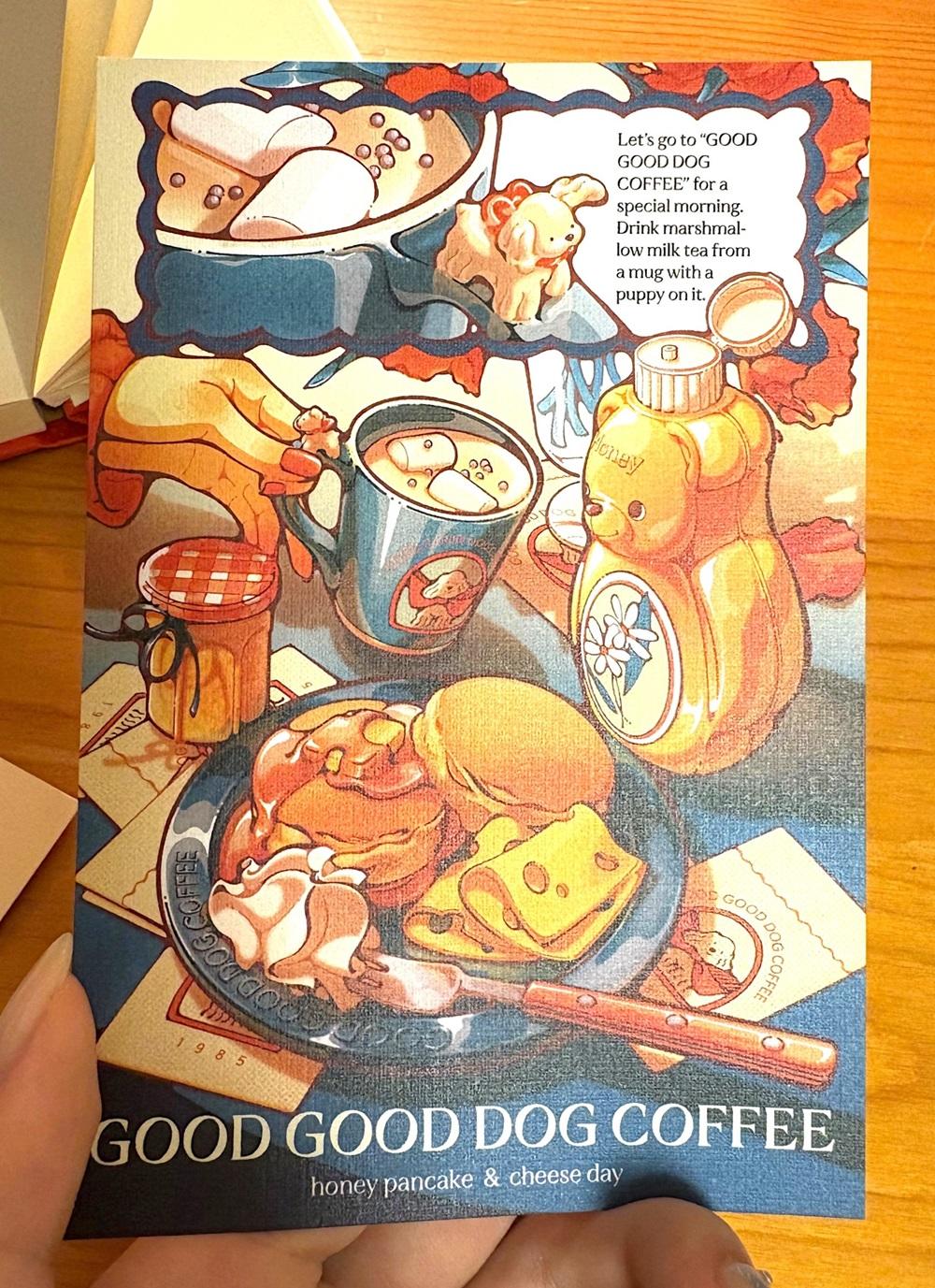 【IP】日菜乃 ポストカード10＿GOOD GOOD DOG COFFEE