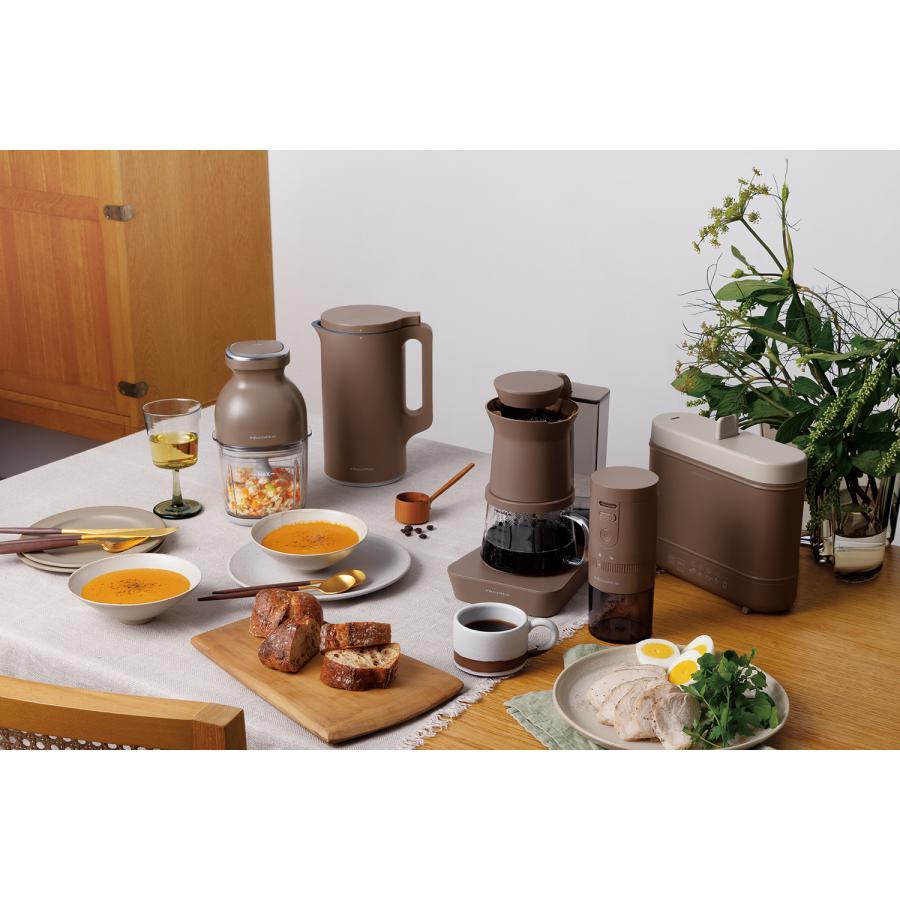 レコルト コードレスカプセルカッター ボンヌ モカブラウン