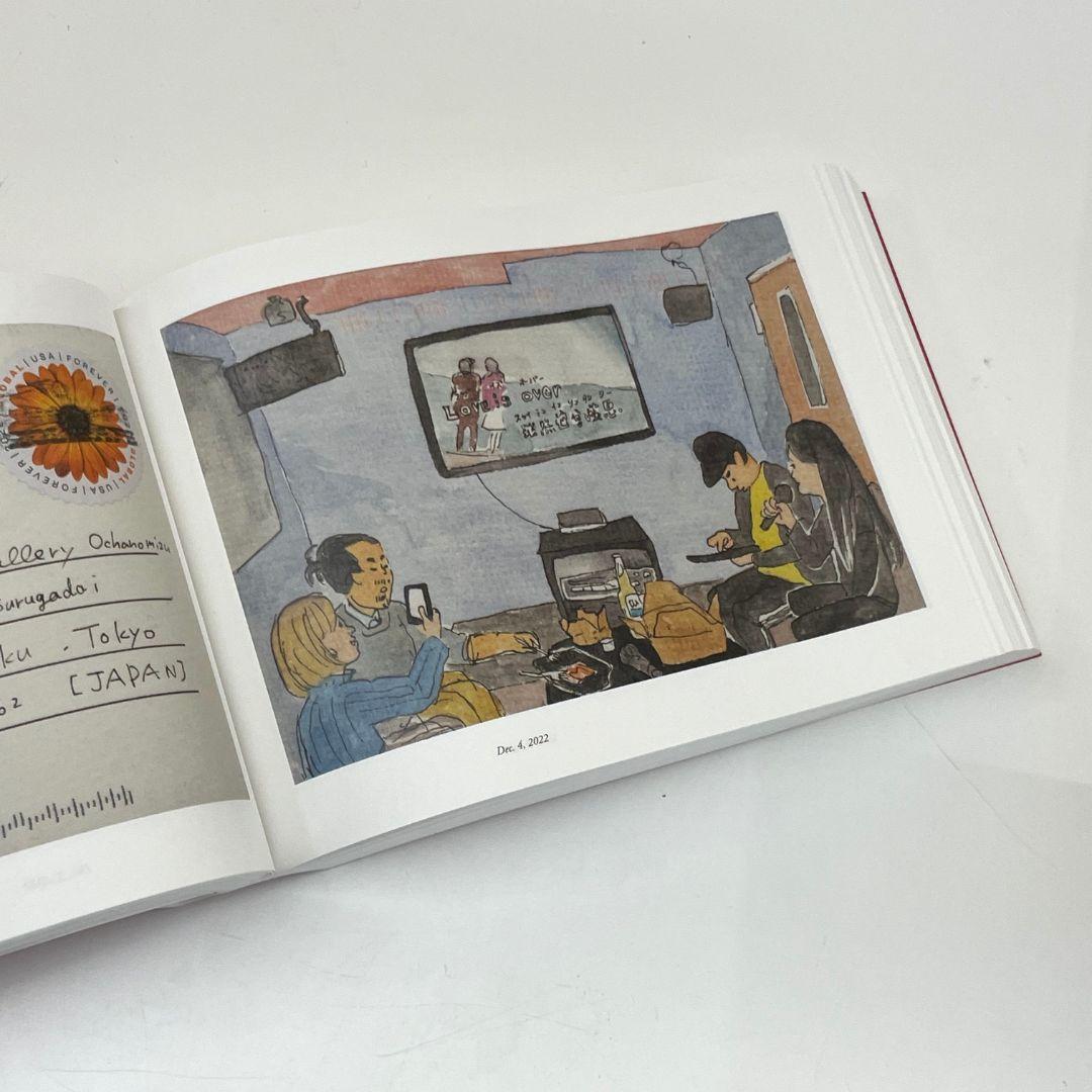 【著者サイン入り】久松知子作品集『Everyday Postcards form New York to Tokyo』 ※通常版：並製本によるブック。部数限定(350部) 