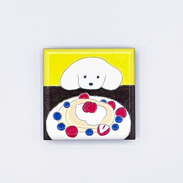 【IP】てらおかなつみ マグネット ホットケーキと犬