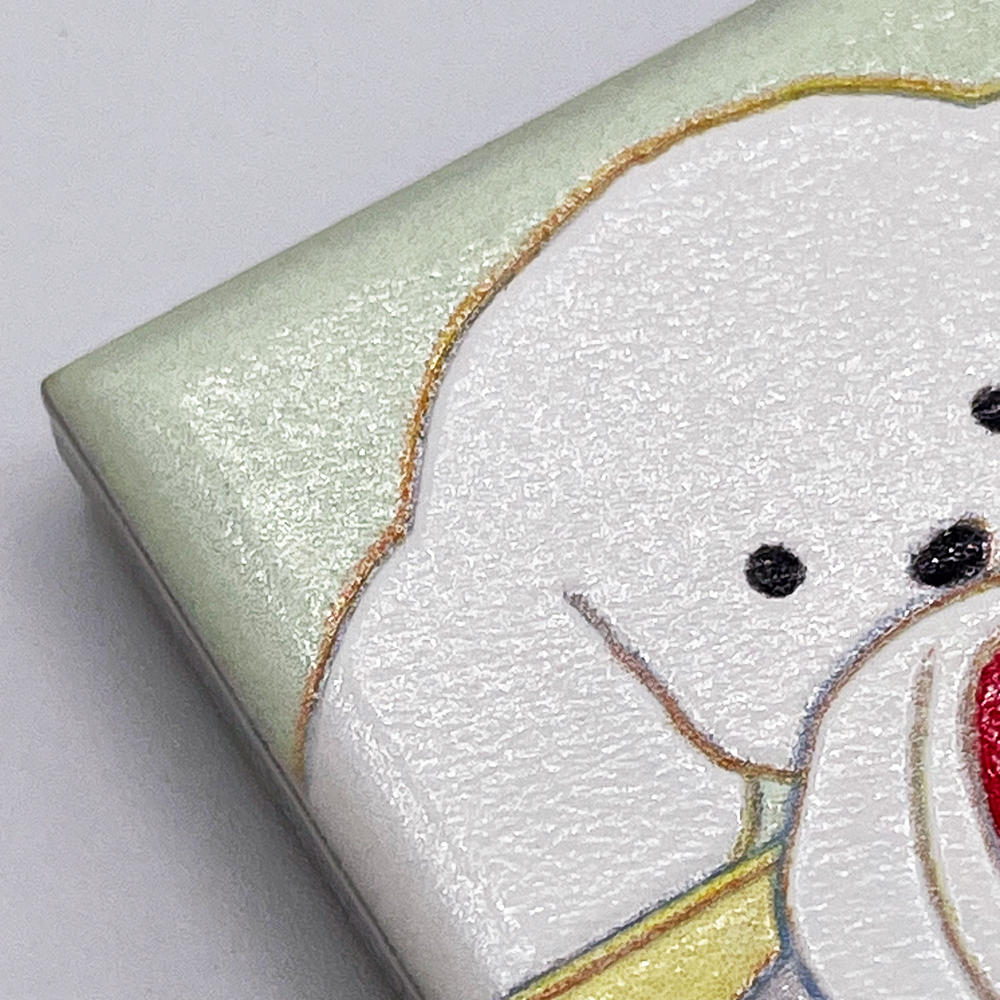 【IP】てらおかなつみ マグネット いちご大福と犬