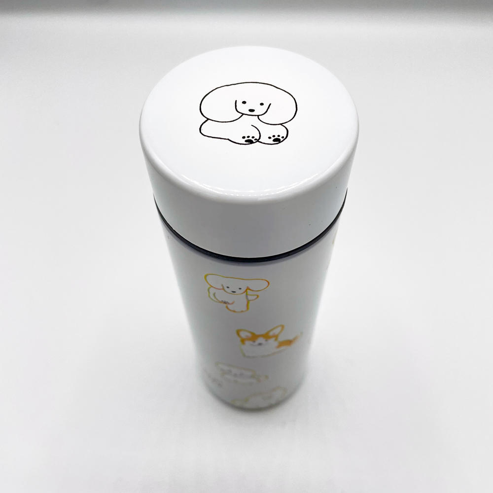 【IP】てらおかなつみ ステンレスボトル たくさんの犬
