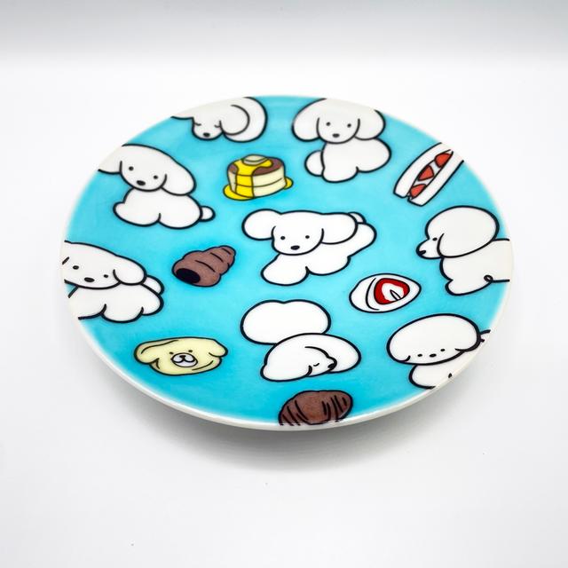 クマのイラスト 川原れもんさん　豆皿 九谷焼 豆皿（石畳文）MM13003-333 - MOOMIN SHOP