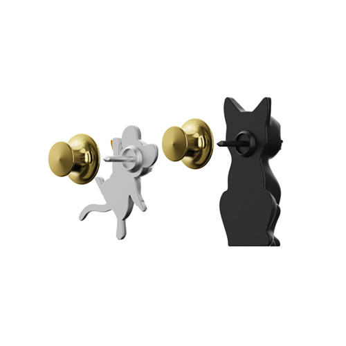 蔦屋書店感謝祭_202509】ネコとネズミの3Dメタルピンセット -の商品