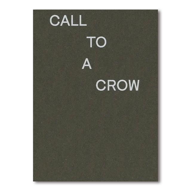 CALL TO A CROW－APPELLE UN CORBEAU by David Horvitz（デヴィッド・ホーヴィッツ）作品集