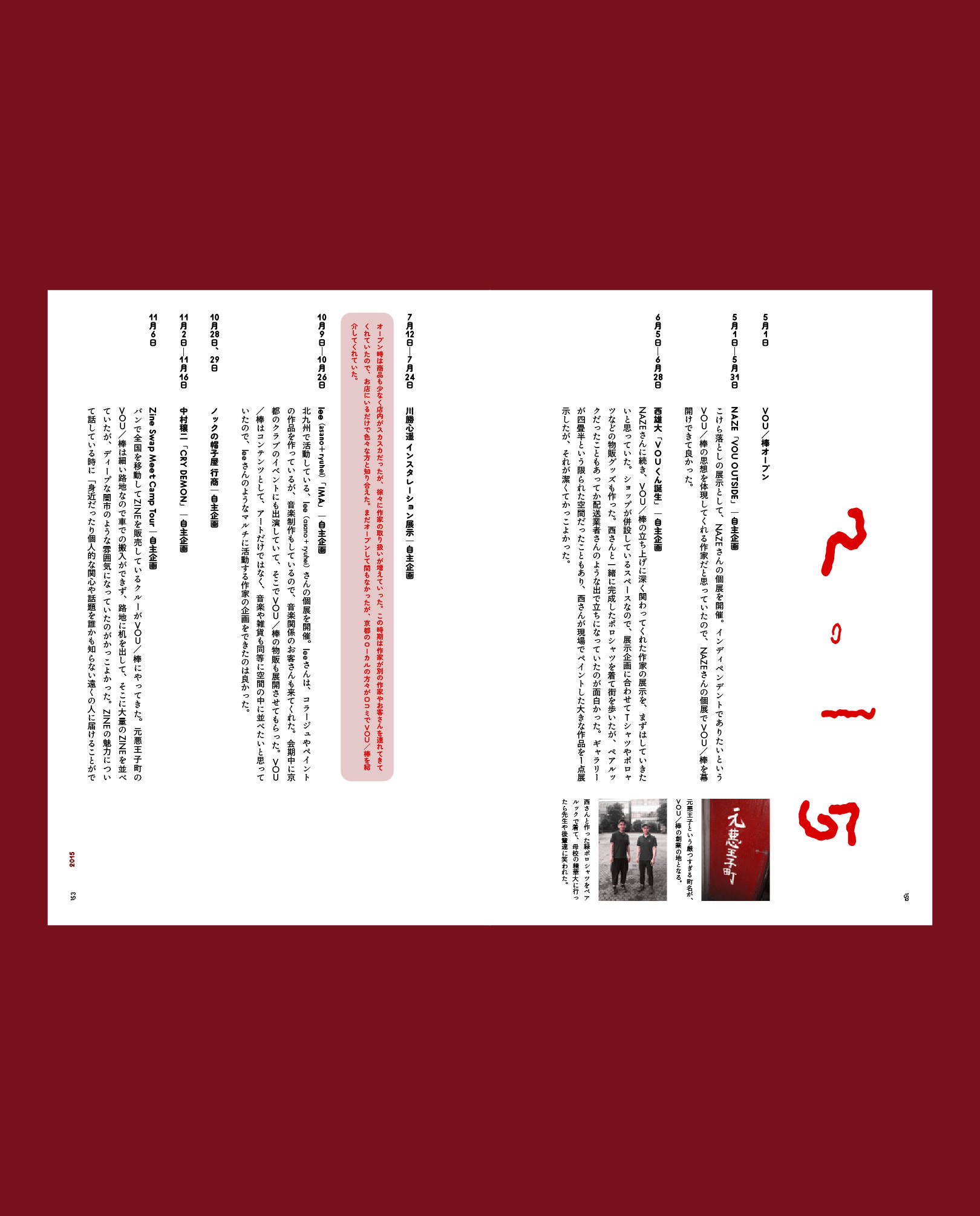 【特典ステッカー付き】CUT A LOG - VOU/棒 10th anniversary book -