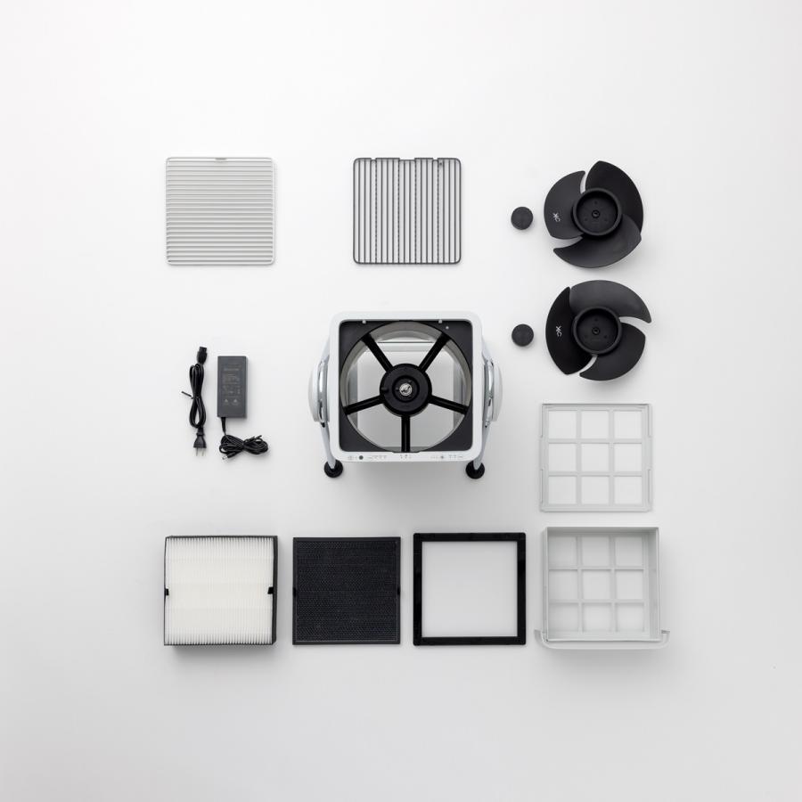 【数量限定特典付】RHYTHM（リズム） Silky Wind Clean  空気清浄機 ダークグレー