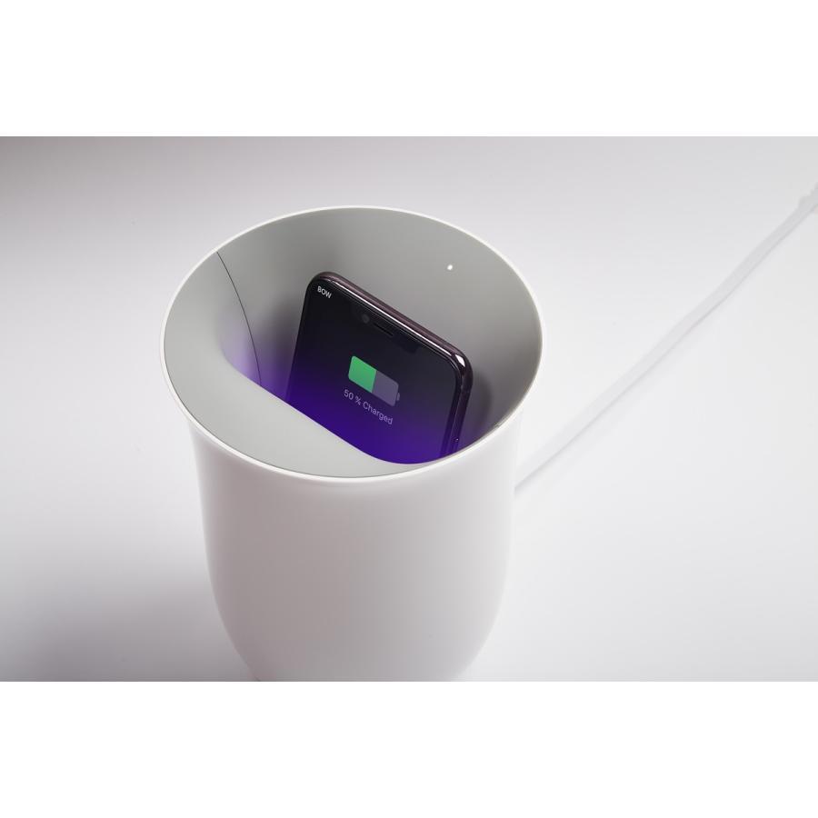 LEXON (レクソン) OBLIO UV除菌ワイヤレス充電器 ホワイト -の