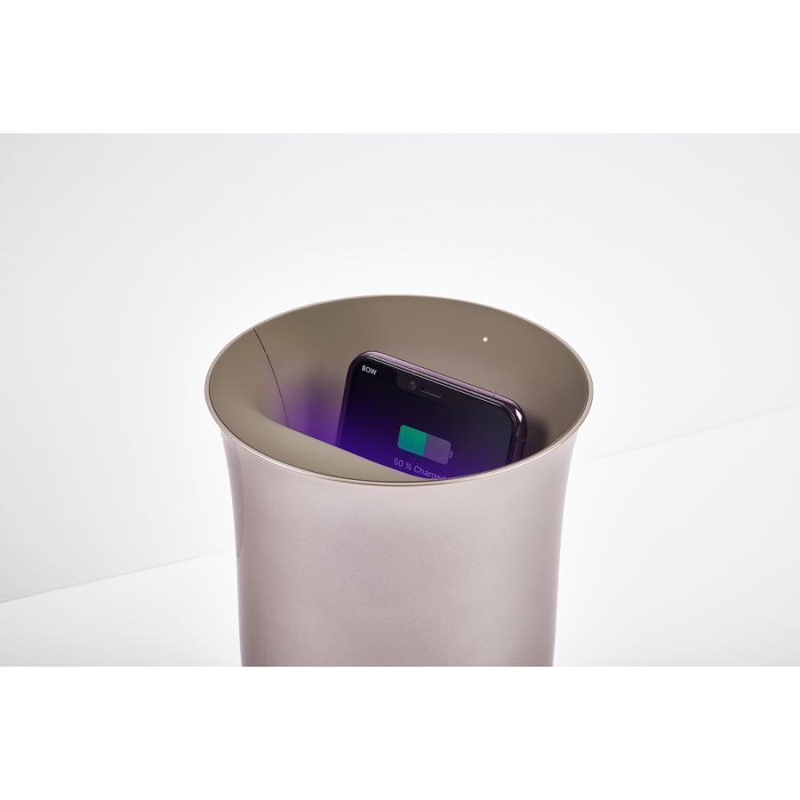 LEXON ワイヤレス充電器　UV除菌 LEXON (レクソン) OBLIO UV除菌ワイヤレス充電器 ホワイト -の