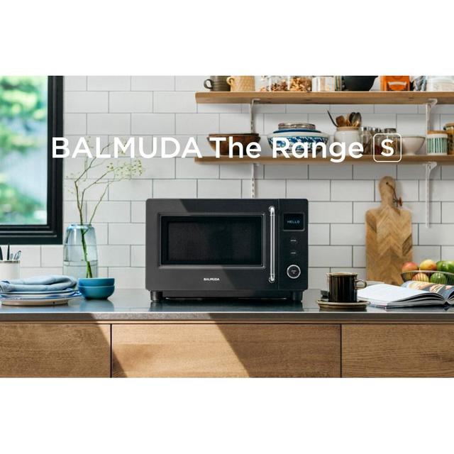 最新モデル BALMUDA The Range S ブラック 2025年製 キッチンをもっと楽しく、自分好みに。単機能レンジ「BALMUDA