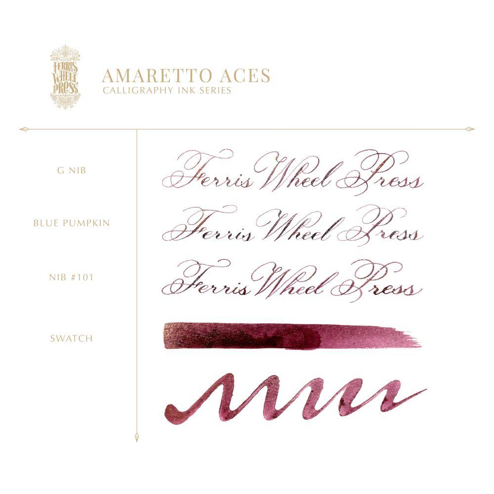 【28ml】Ferris Wheel Press　Fanciful Events Collection（顔料インク） AMARETTO ACES　フェリス インク