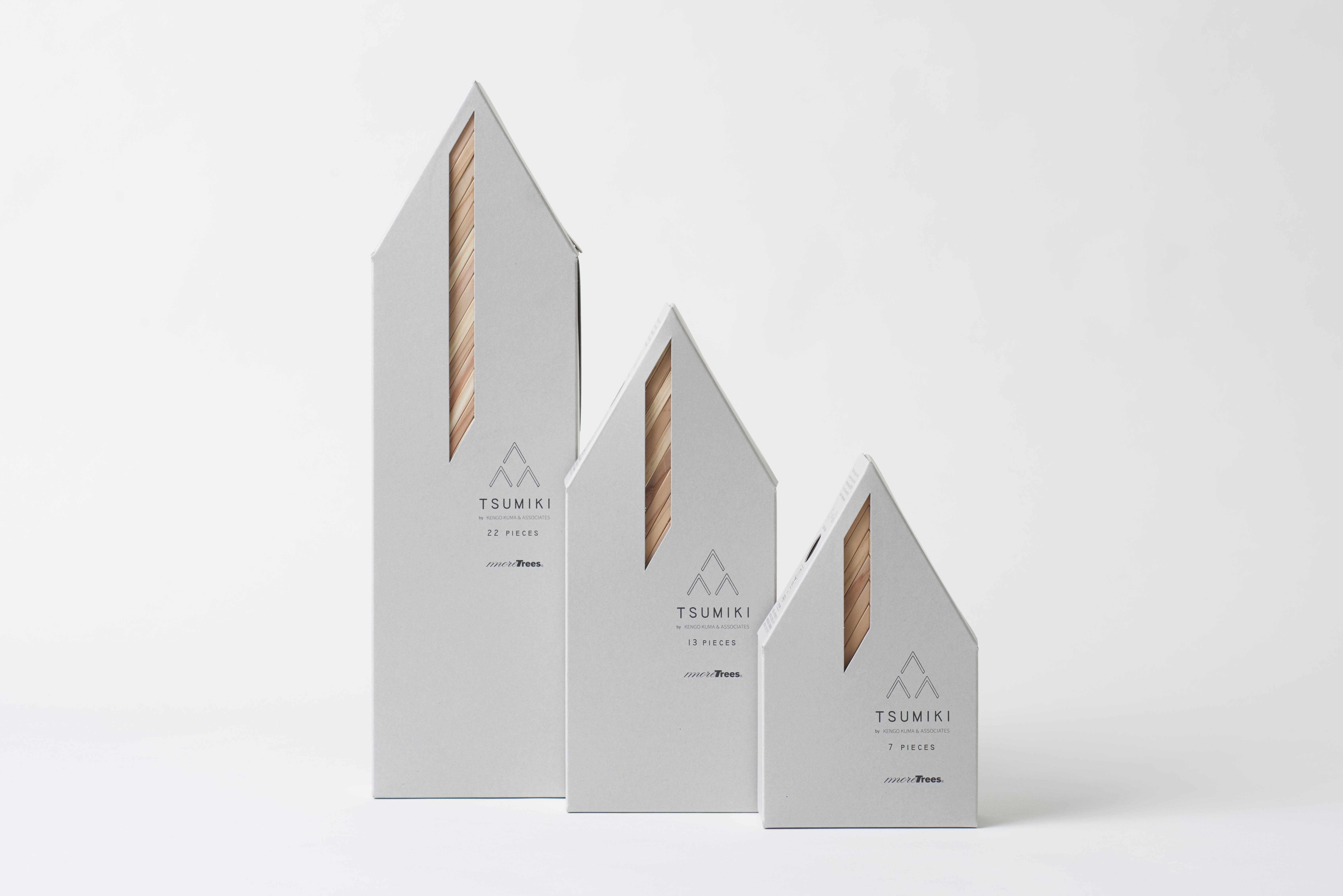 隈研吾　つみき　７ピース