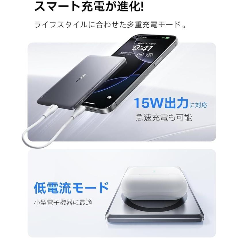 TORRAS（トラス）MiniMag Powerbank 5000mAhモバイルバッテリー 