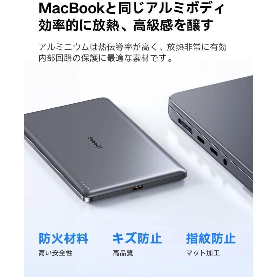 TORRAS（トラス）MiniMag Powerbank 5000mAhモバイルバッテリー 