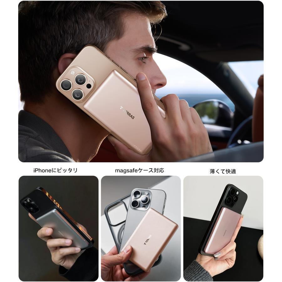 TORRAS（トラス）MiniMag Powerbank 5000mAhモバイルバッテリー 