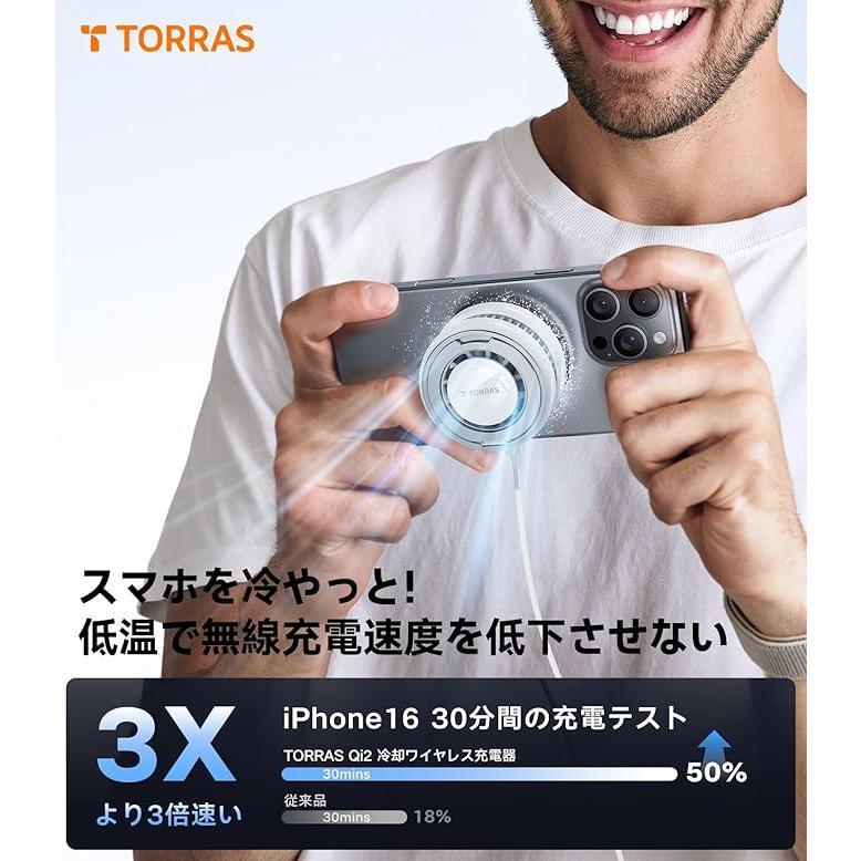 TORRAS（トラス）Ostand PolarCircle Wireless Qi2 Charger 充電器  