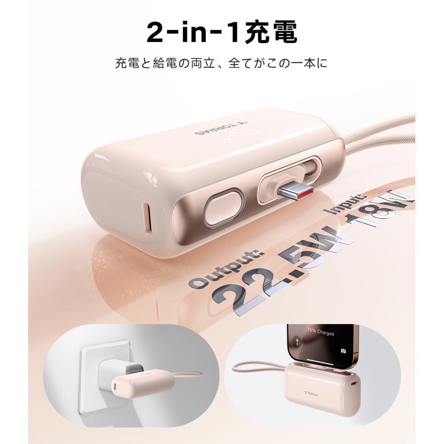 TORRAS（トラス）PocketVolt Powerbank 5000mAhモバイルバッテリー