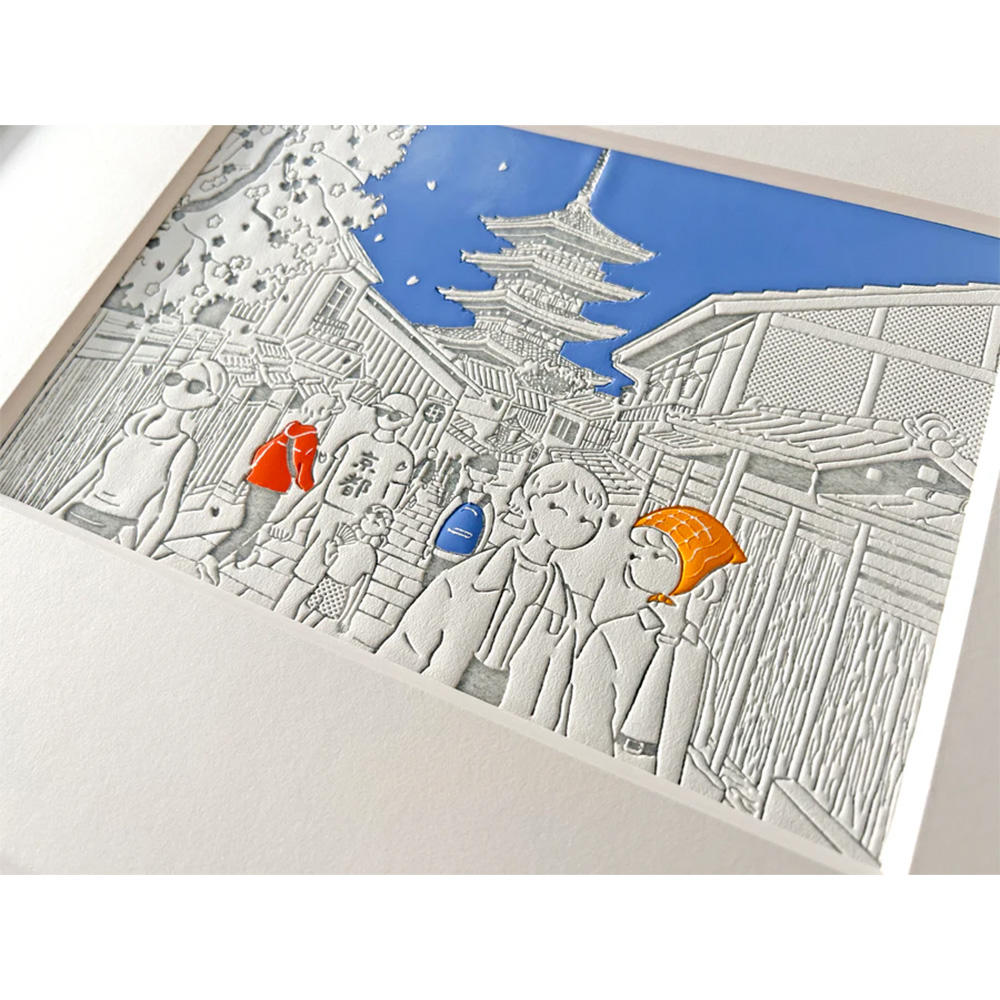 【Ciaolink】額装付きプリント作品 Kyoto Yasaka