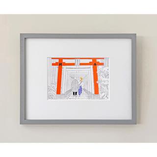 【Ciaolink】額装付きプリント作品 Kyoto Fushimi Inari
