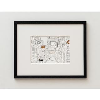 【Ciaolink】額装付きプリント作品 Shinjuku Golden gai