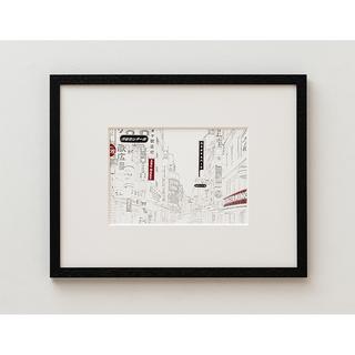 【Ciaolink】額装付きプリント作品 Shibuya Center gai