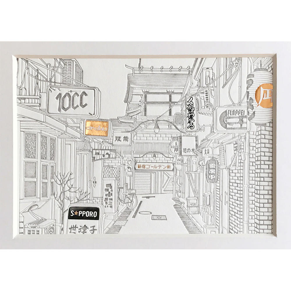 【Ciaolink】額装付きプリント作品 Shinjuku Golden gai