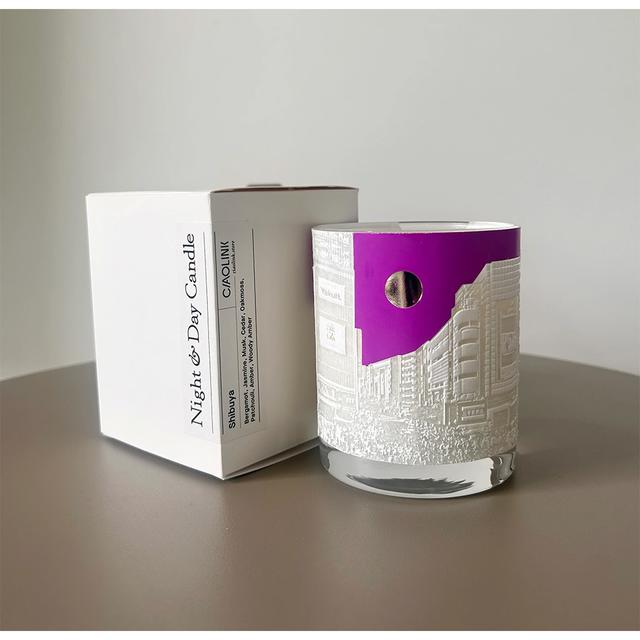 【Ciaolink】キャンドル　Night & Day Candle- Shibuya Crossing Purple