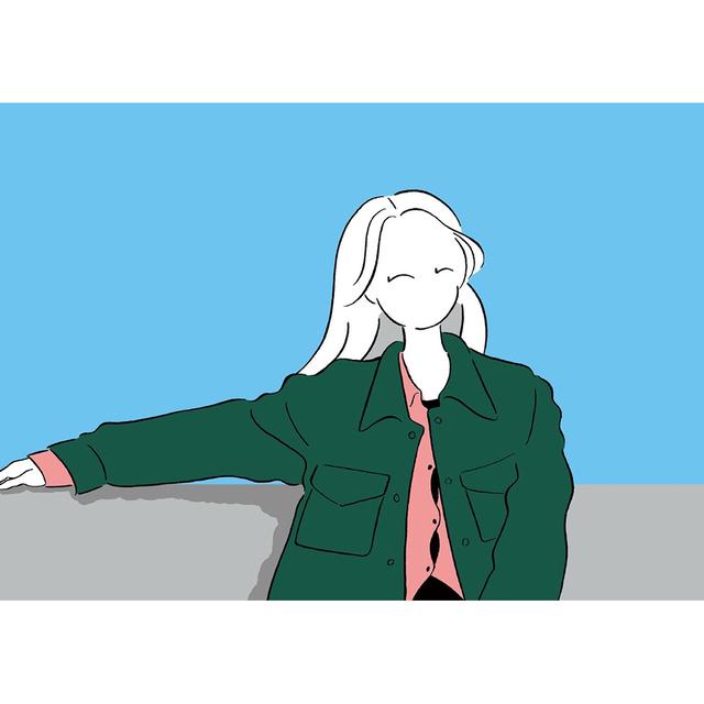 【西尾彰典 原画作品】橋の上の女の子