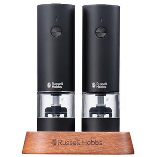 Russell Hobbs (ラッセルホブス)  充電式ミル ソルト&ペッパー ミニ（２本セット） ブラック