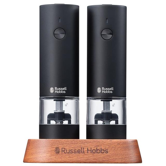Russell Hobbs (ラッセルホブス)  充電式ミル ソルト&ペッパー ミニ（２本セット） ブラック