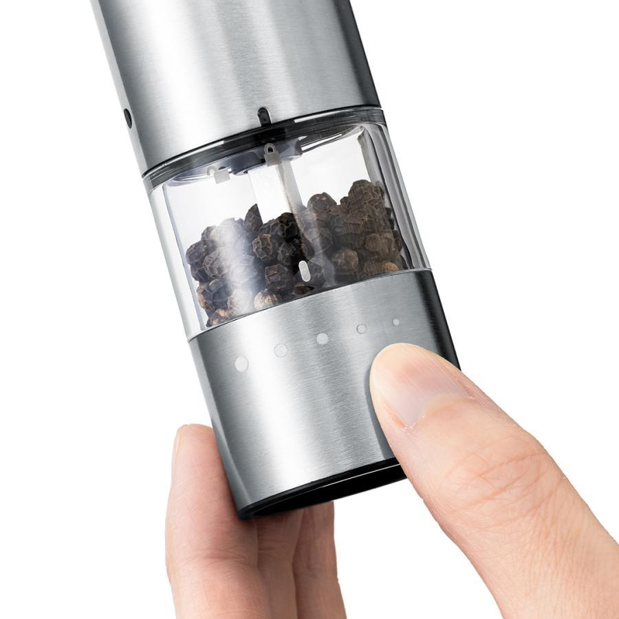 Russell Hobbs (ラッセルホブス)  充電式ミル ソルト&ペッパー ミニ（２本セット） シルバー