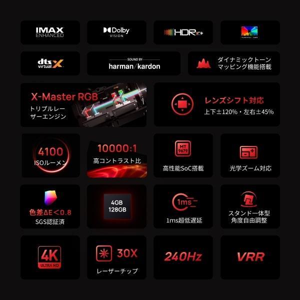 【期間限定特別価格：20％OFF】※ご予約受付中：2026年1月中旬入荷予定※XGIMI(エクスジミー) HORIZON 20 Pro  （ホライズン 20 プロ） プロジェクター